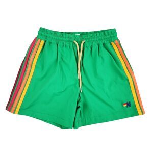 AVIATOR NATION KIDS FLEX BOARD SHORTS, Green,  Size 8